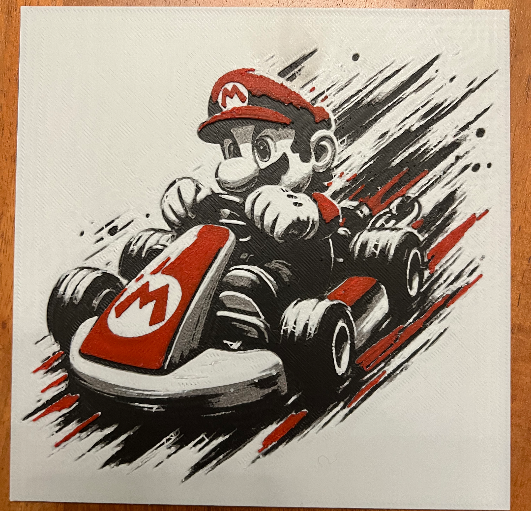 Mario on his Kart