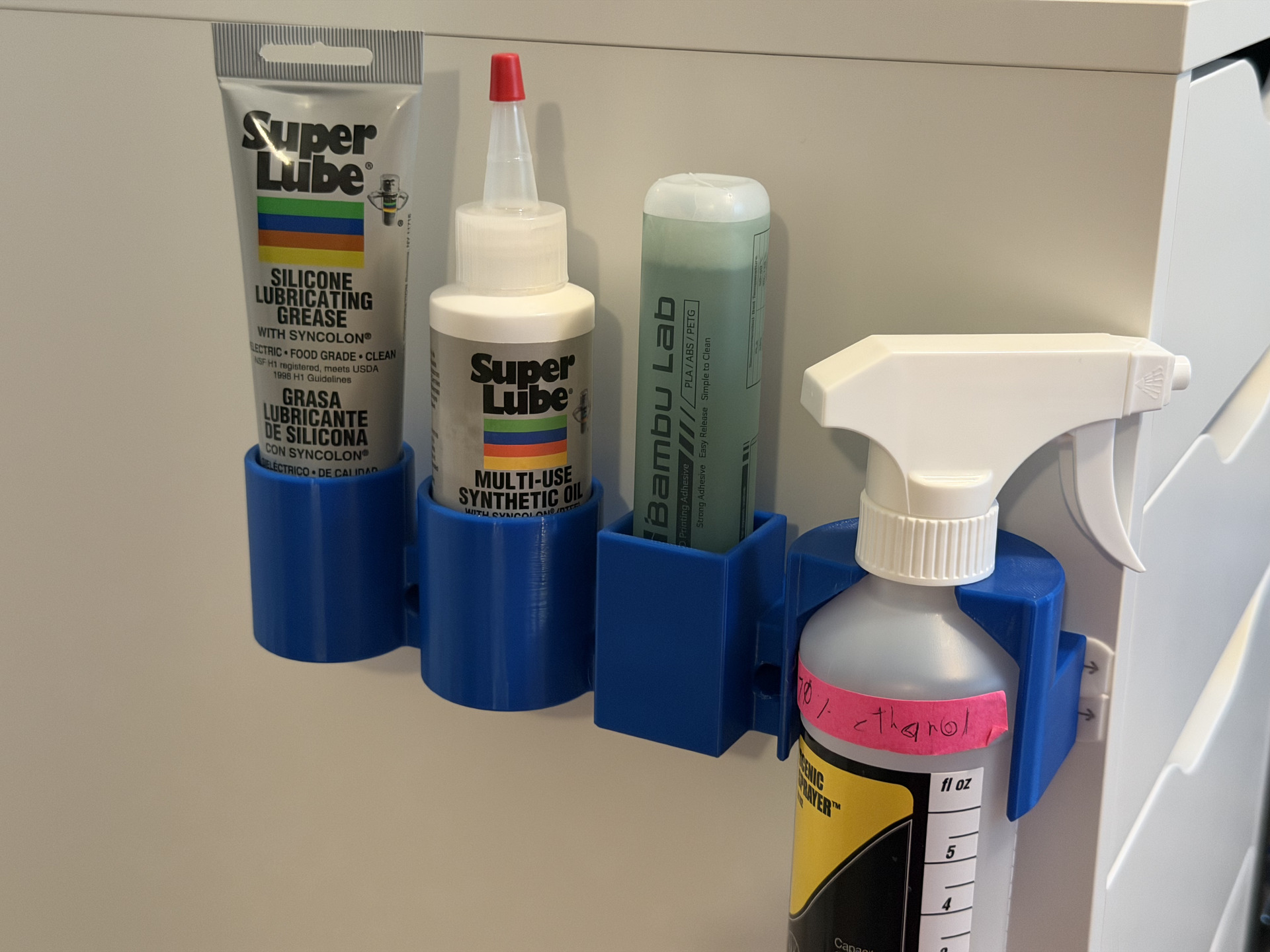 Liquids holder for Bambu glue, superlube, alcohol