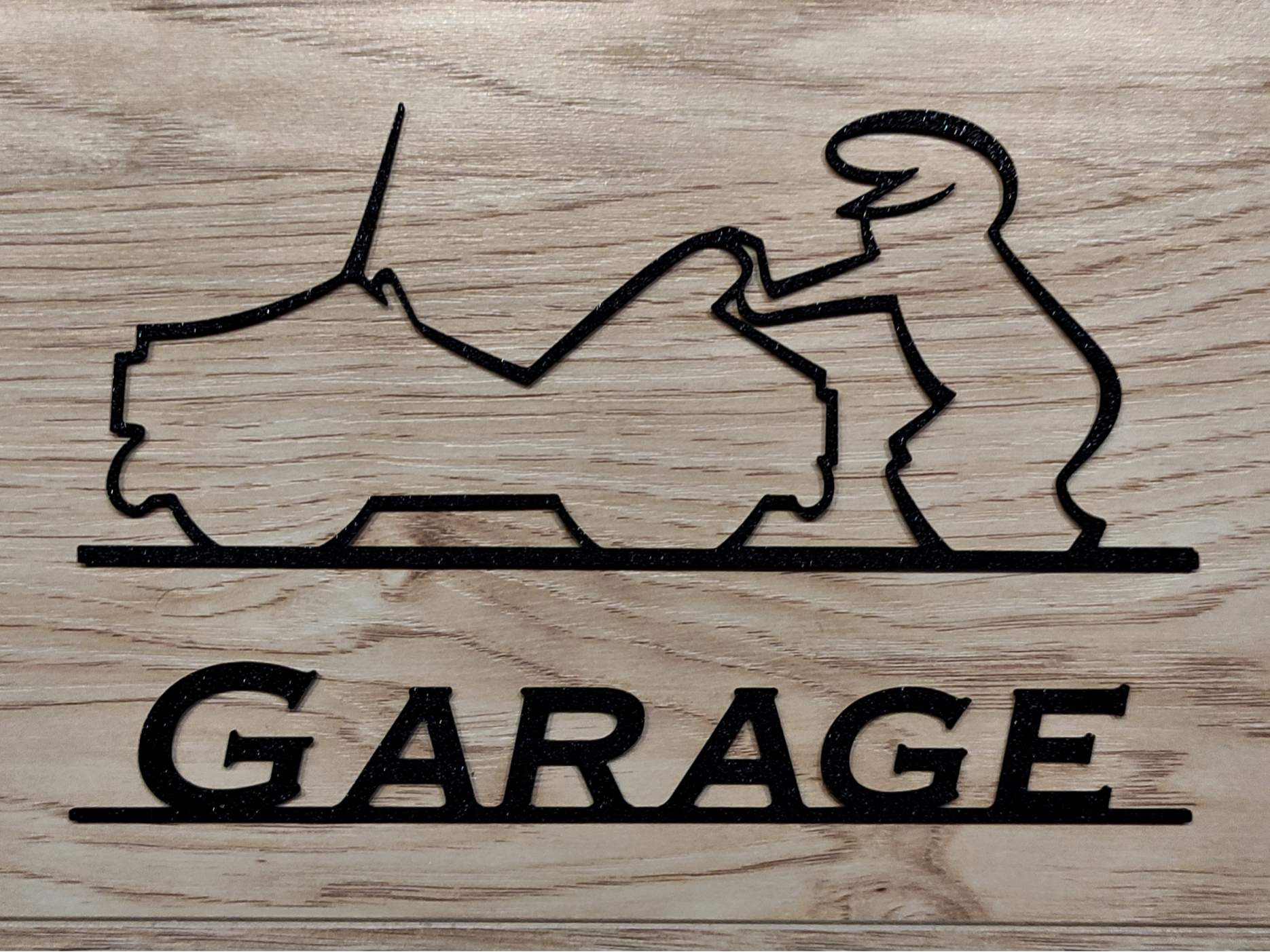 Funny “Garage” Door Hanger – La Linea Balum 154