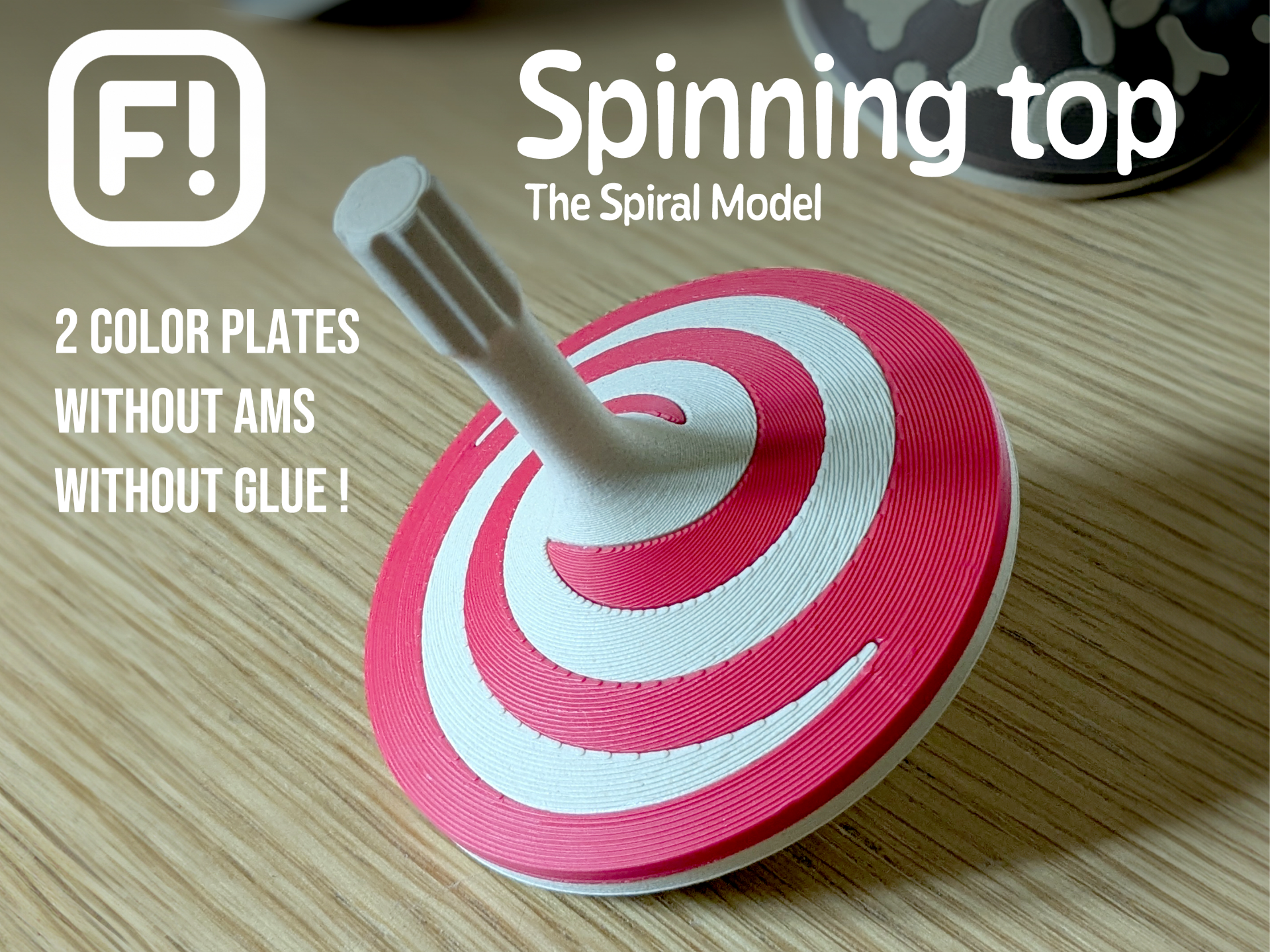 Spinning top, the Spiral model