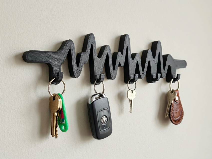 Suporte Para Chaves SoundWave Minimalista