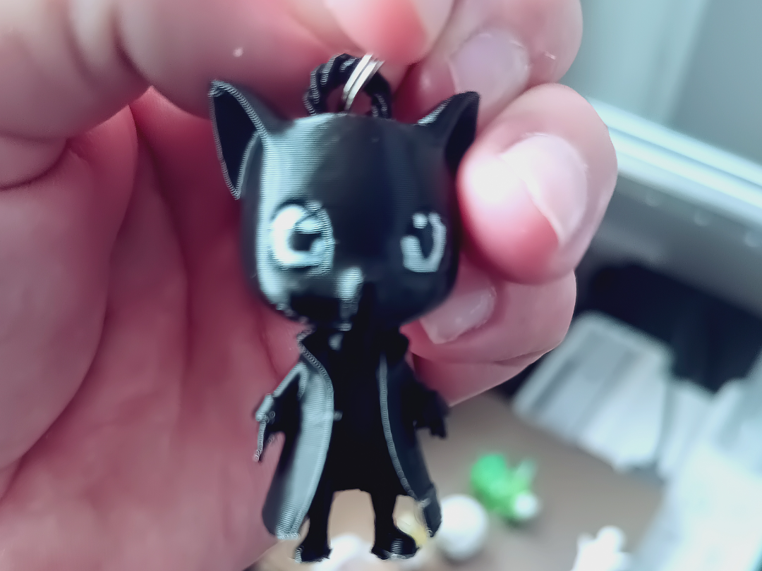Cateo - The Cat from the Matrix - Keychain