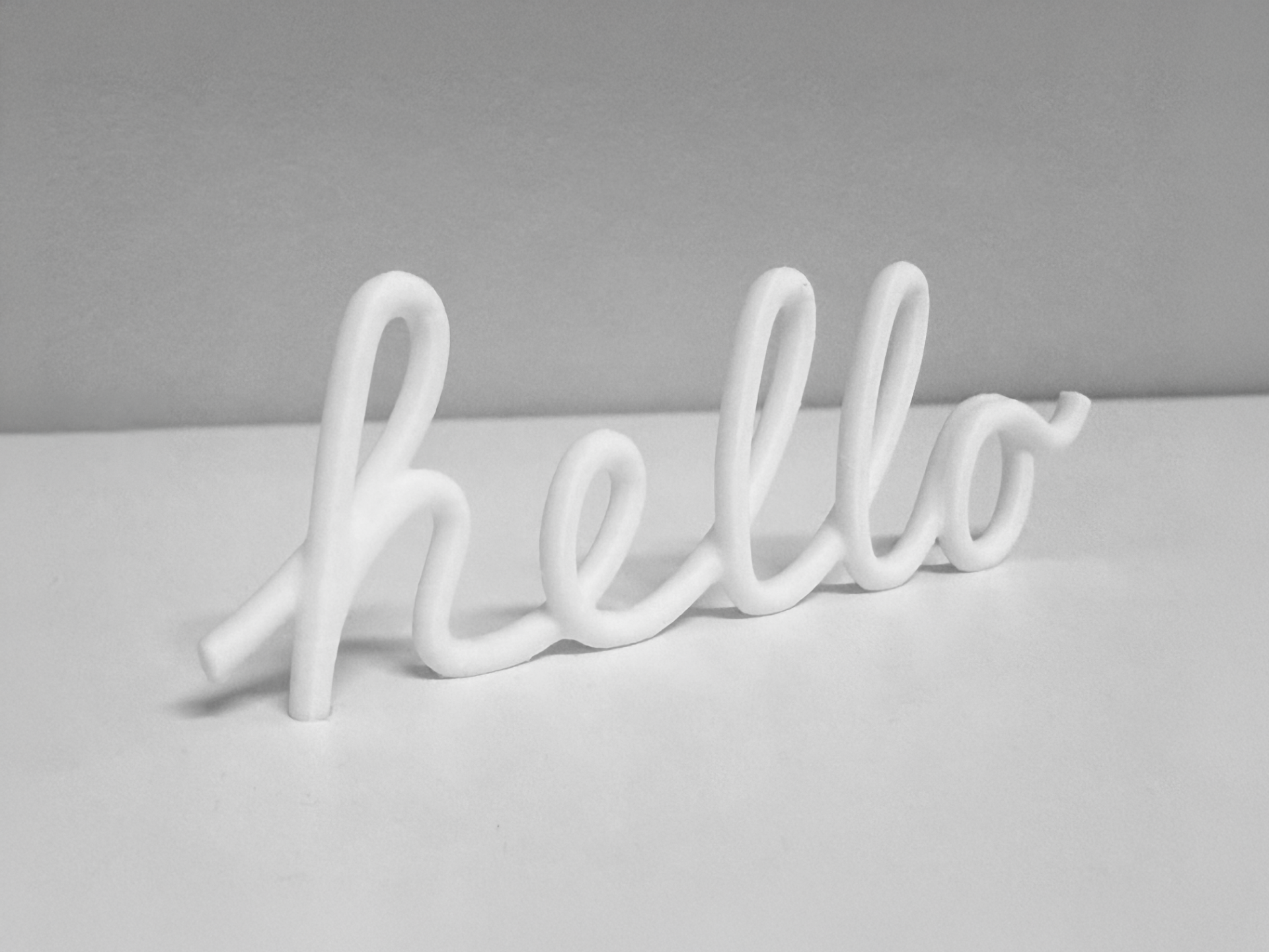Apple Hello — Not Flat. Real 3D.