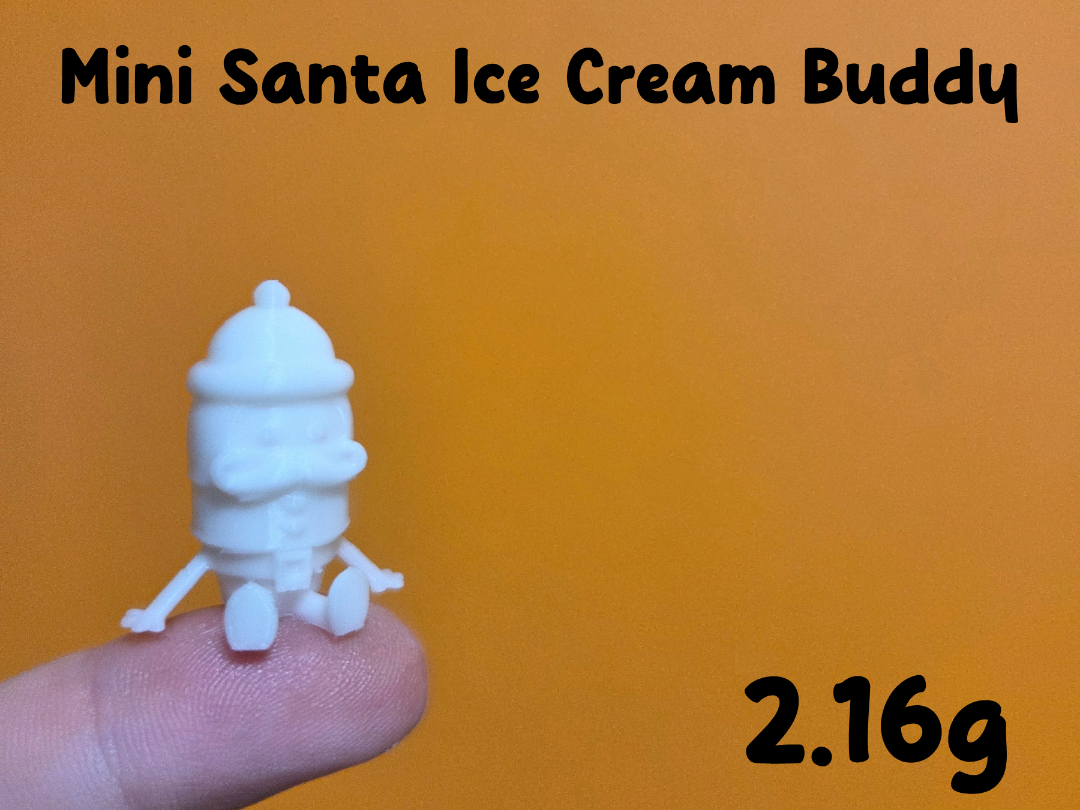 Mini Santa Ice Cream Buddy