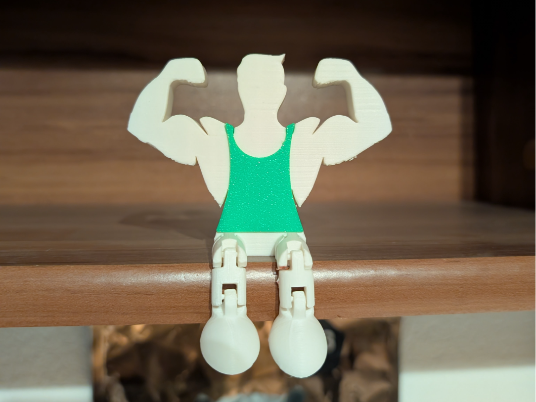 Articulated Bodybuilder - blank t-shirt  (no AMS)
