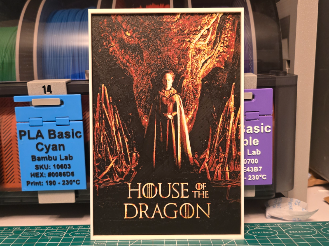 House of the Dragon Poster - Hueforge Art