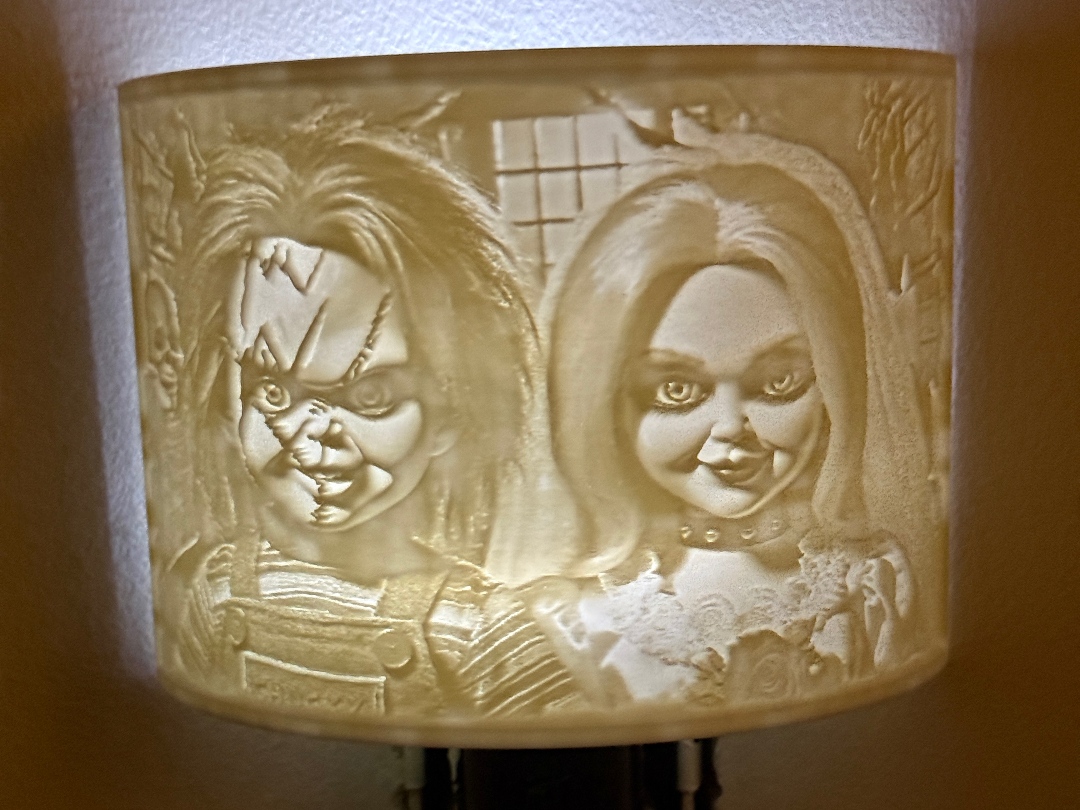 Chucky and Chucky's Bride Night Light - Requested