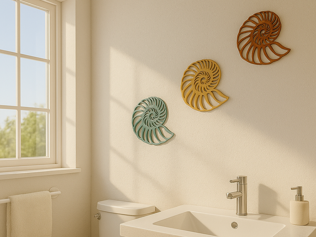 Dekorative Nautilus-Muschel