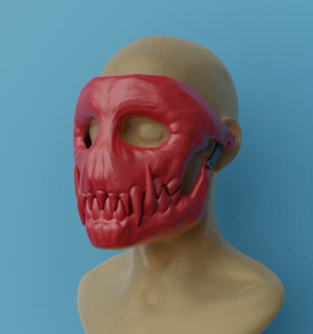 Skull Mask (Moveable Jaw)