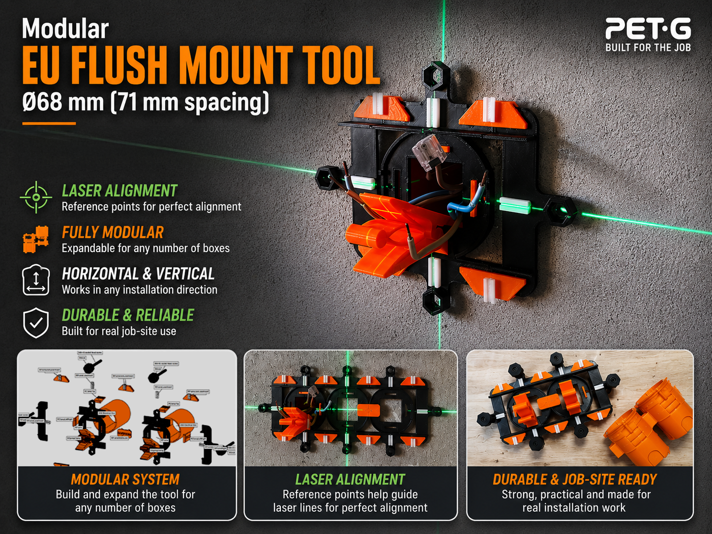 Modular EU Flush Mount Tool