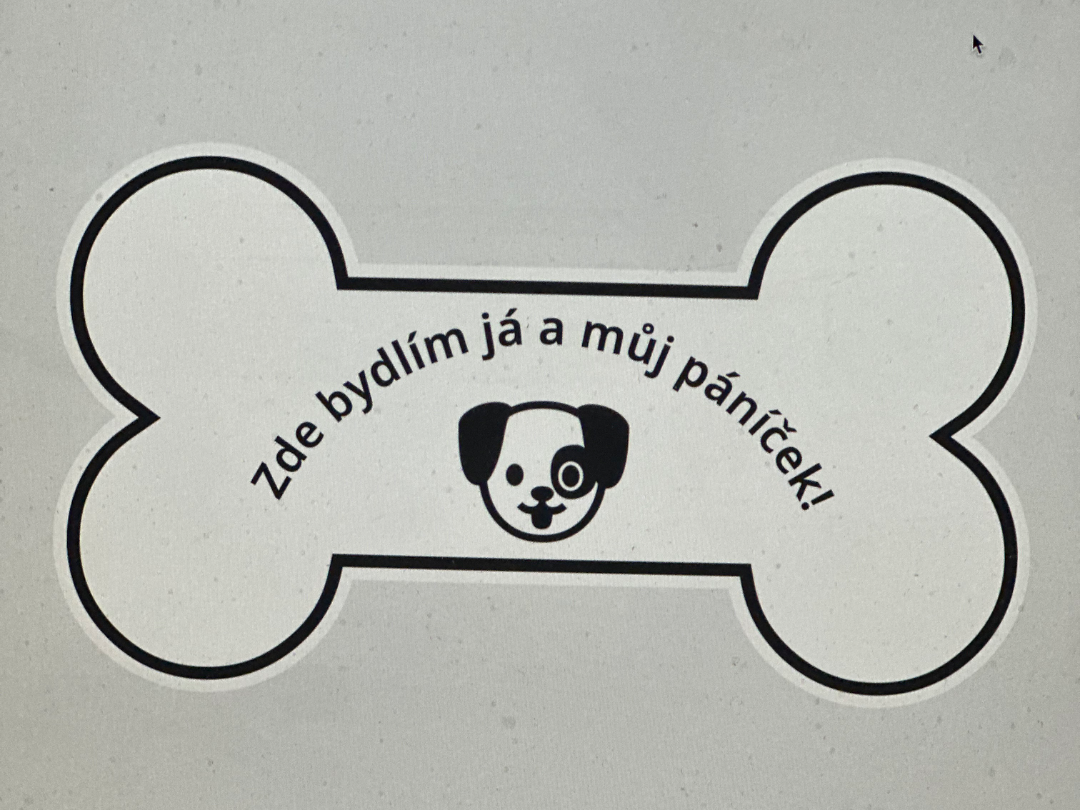 Zde bydlim ja a muj panicek