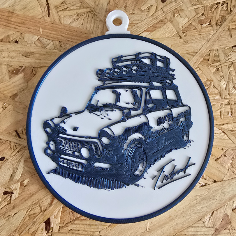Trabant Christmas Ornament