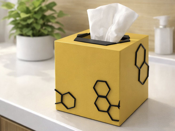 Honeycomb Tissue Box Cover