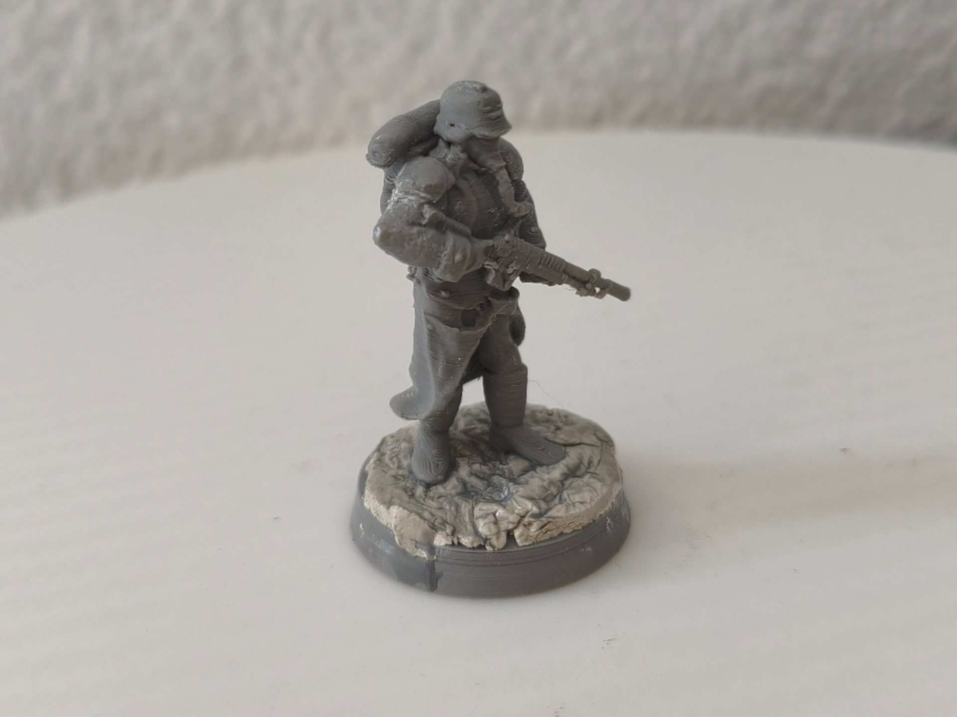 40k Gasmask man standing