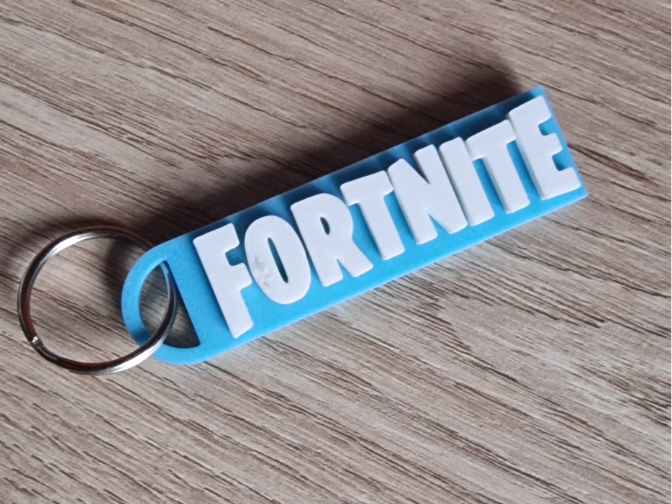 Fortnite Keychain Painted