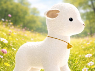 Lamb With Bell