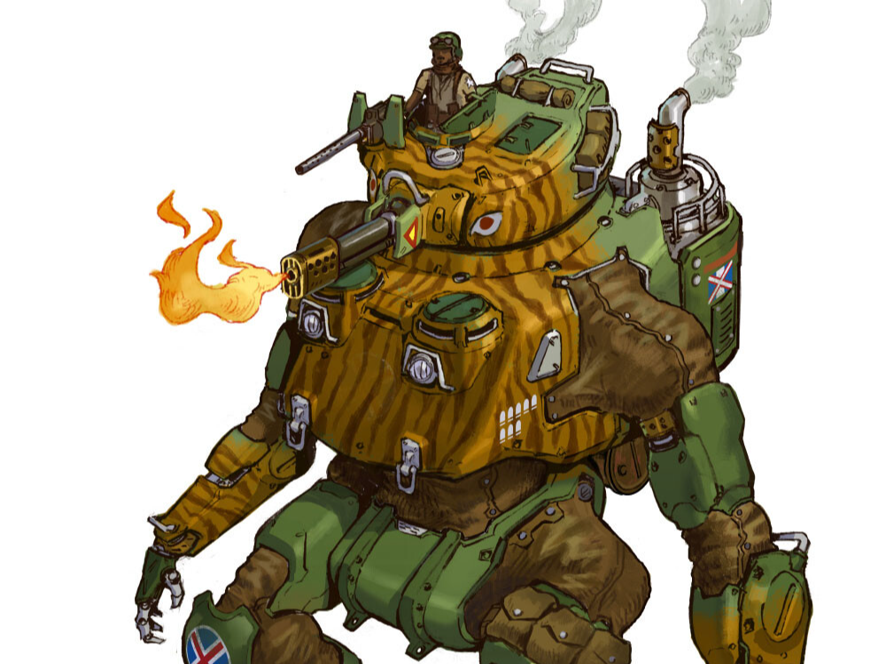 Tankhead Allied M4A4 Sherman Crocodile Tank Mech