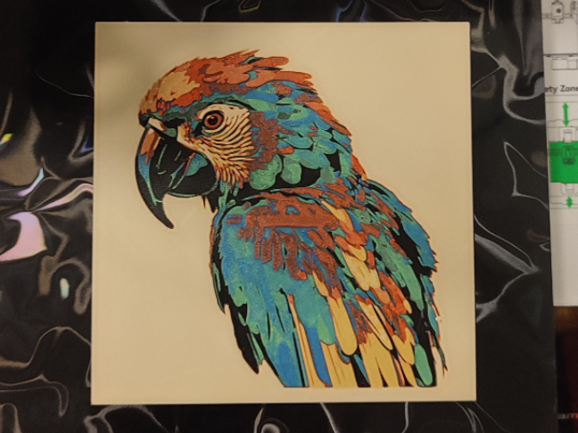 Hueforge Parrot
