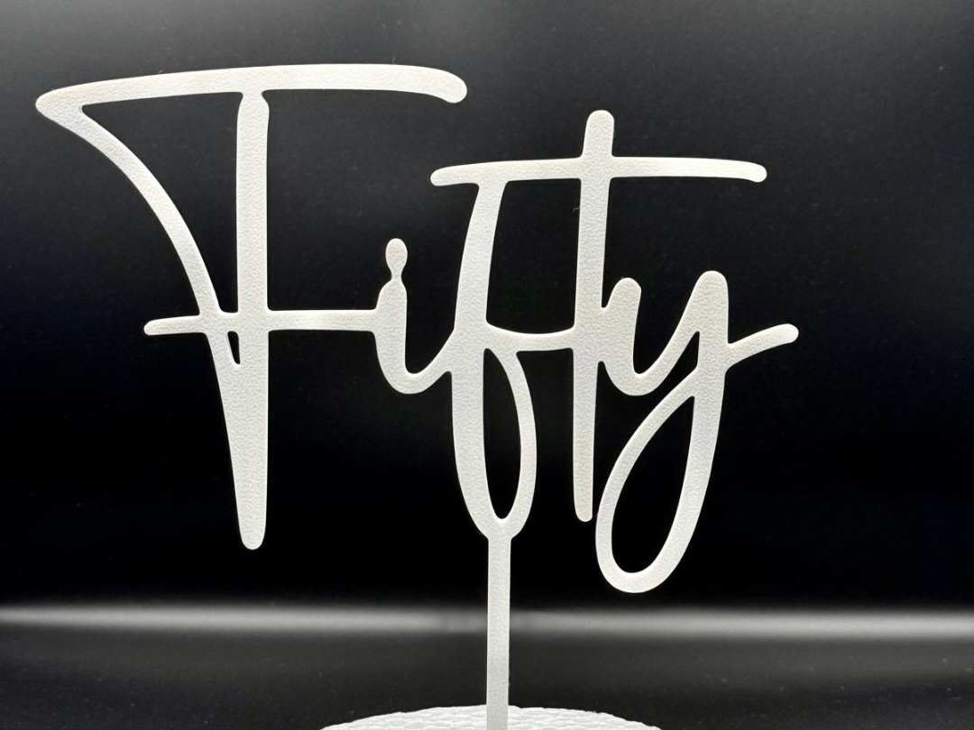 Cake Topper "Fifty"