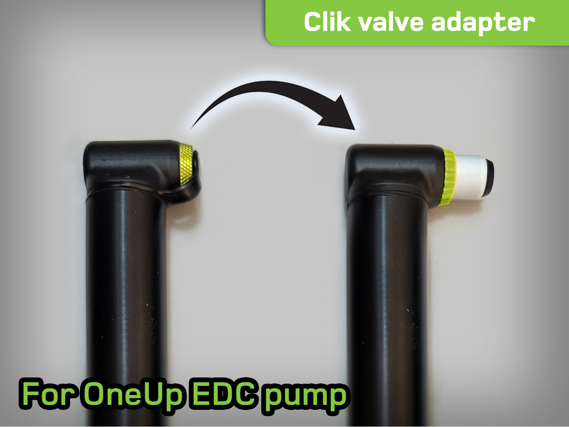 Oneup x Clik valve adapter
