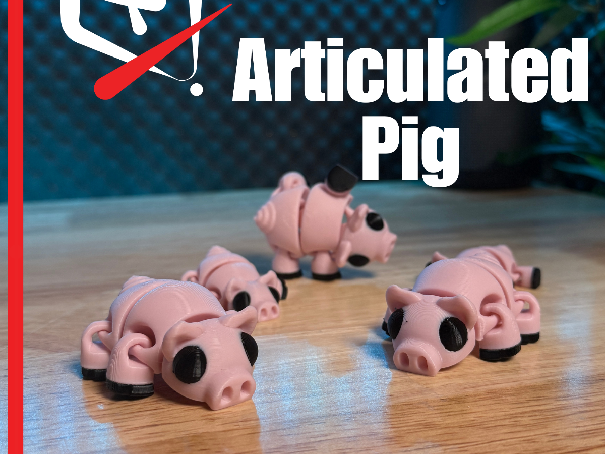Oink-tastic Articulated Pig!