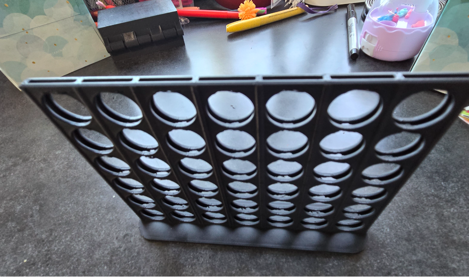 Connect four with quarters