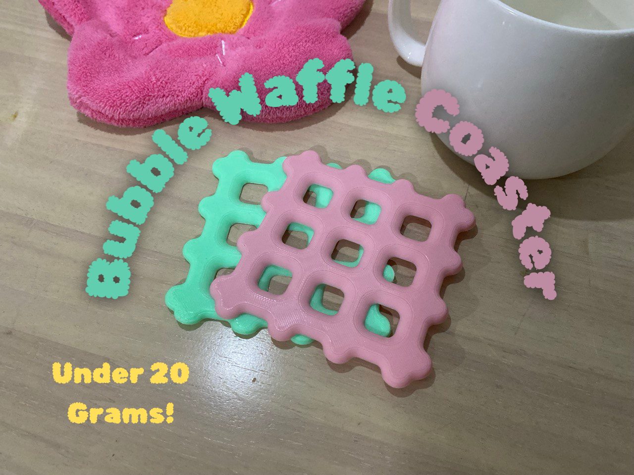 Bubble Waffle Coaster