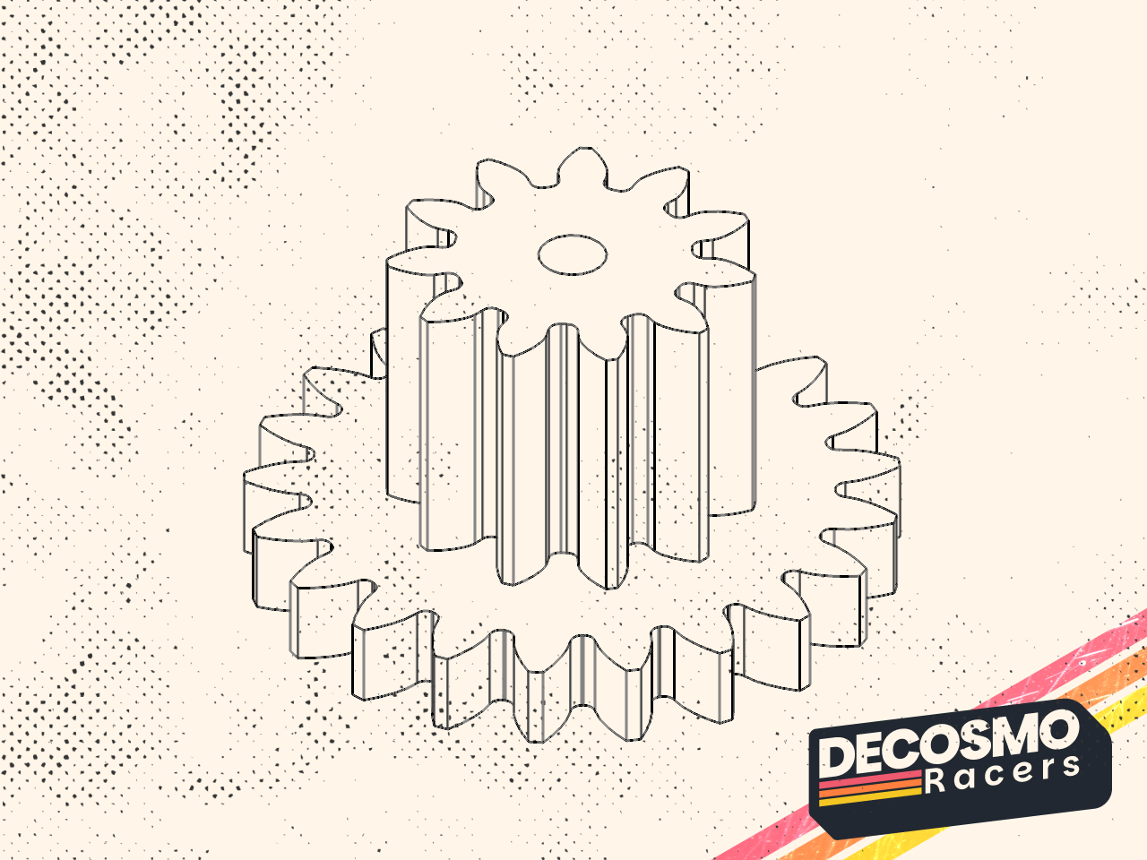 Compound gear 11T 21T (MB-NB-CG11T21T-V1)