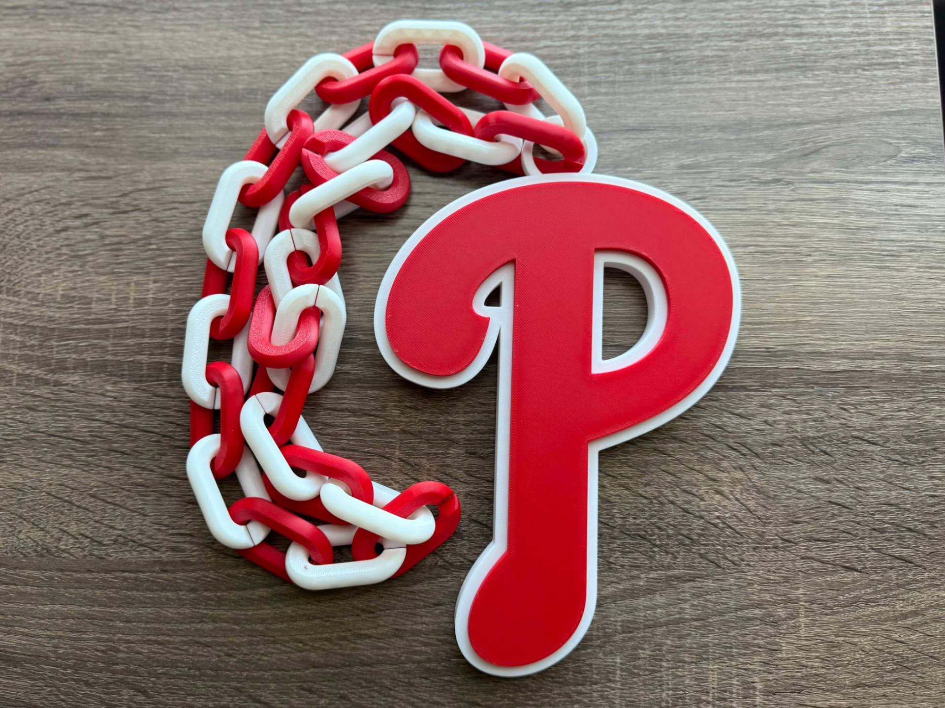 Philadelphia Phillies Oversized Necklace, Pendant