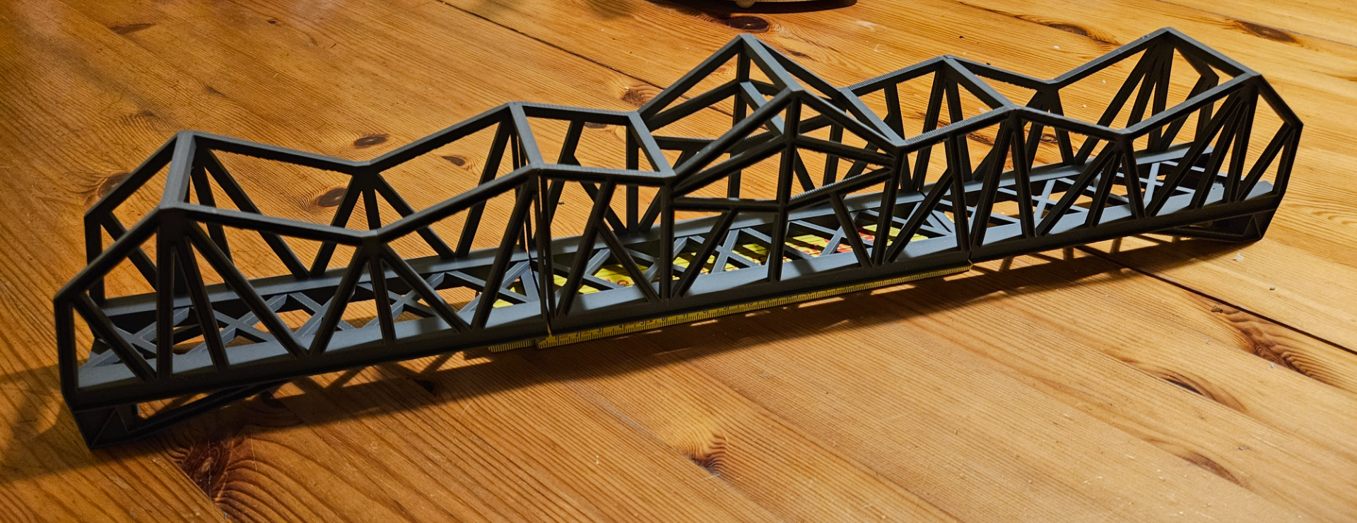 Brücke Modellbahn TT 55cm 3-teilig