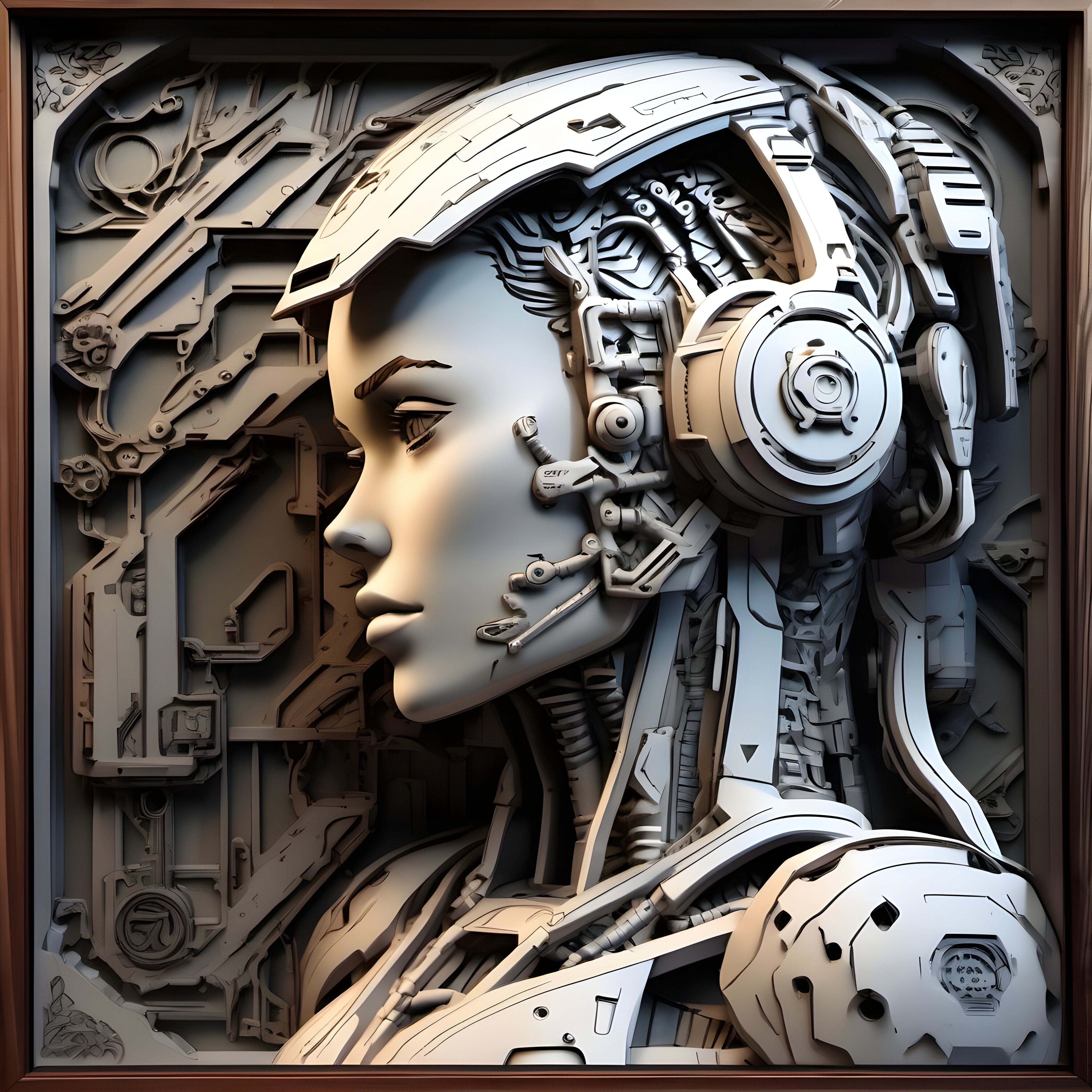 Mech girl 3 - Hueforge