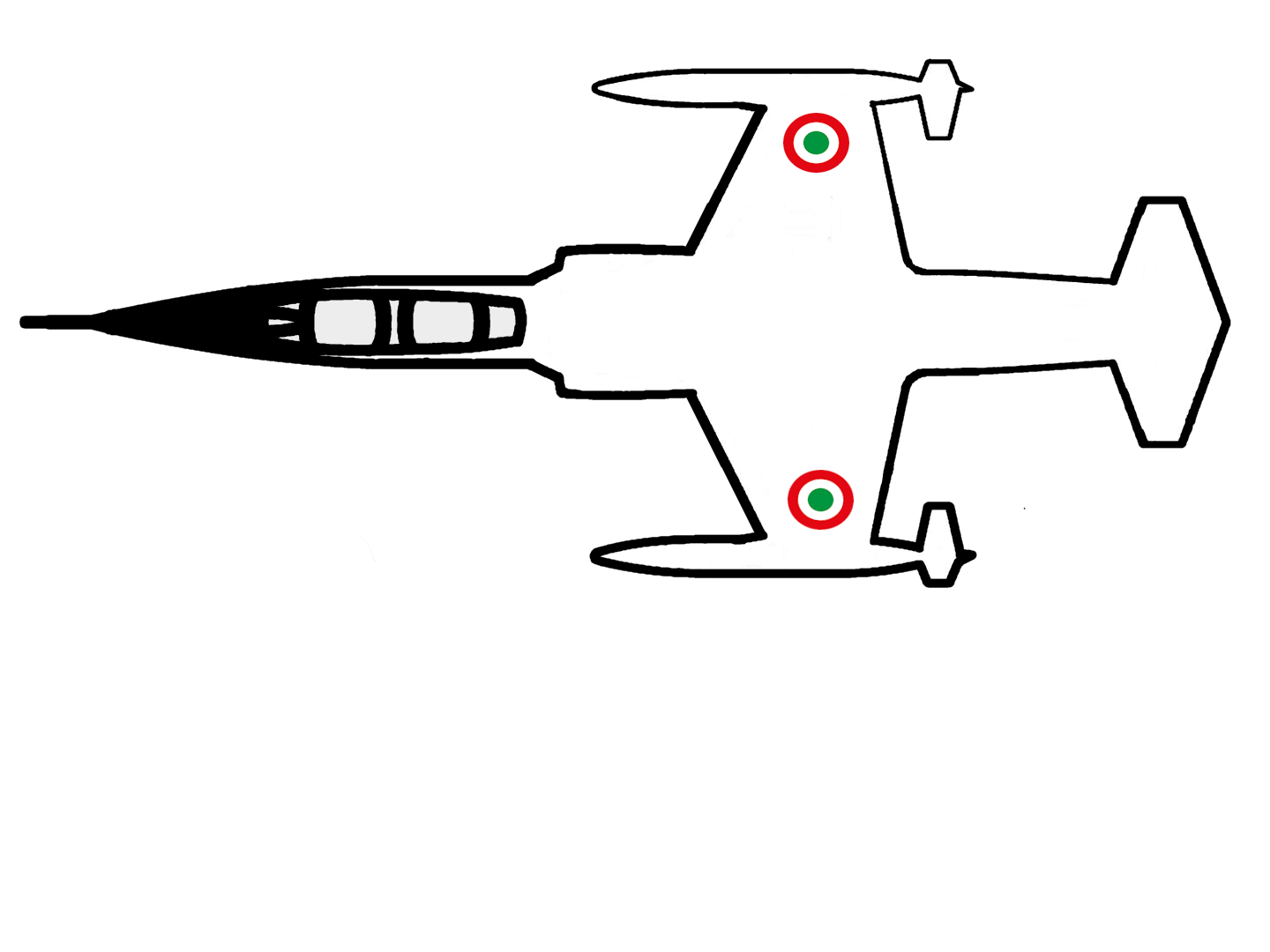 Portachiavi a Doppia Faccia F-104
