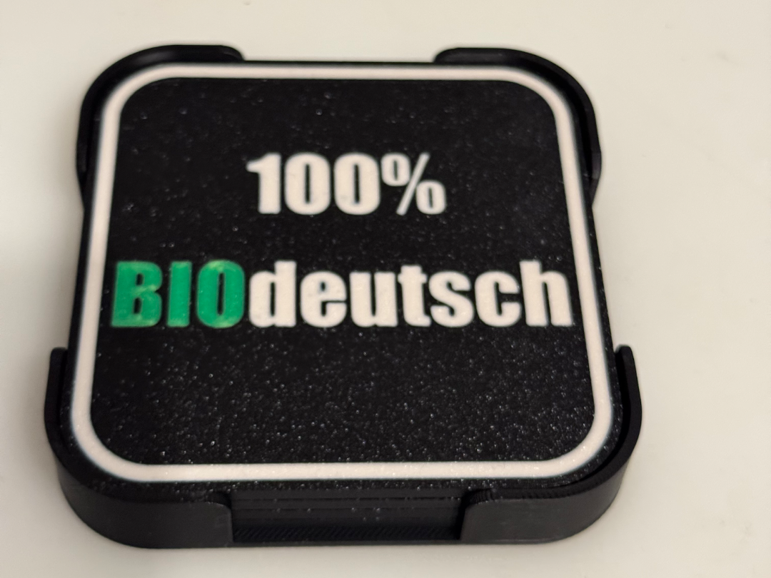 100% Biodeutsch Untersetzer / Bio Deutsch