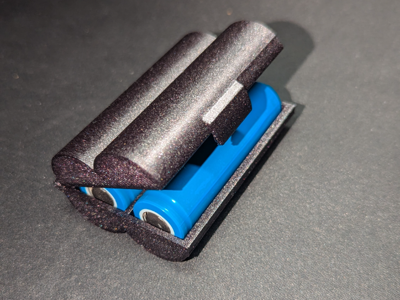 18650 pocket case print in place