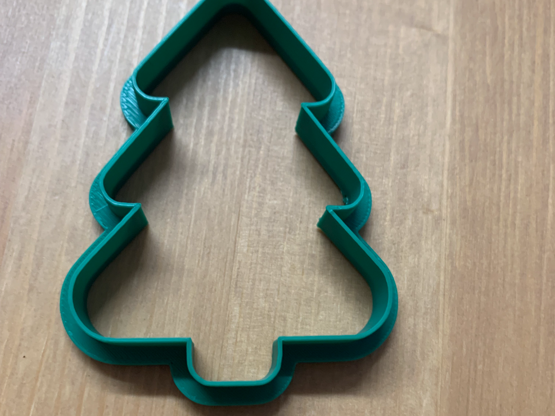 Christmas tree cookie cutter