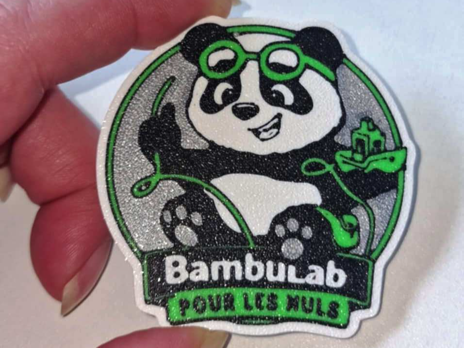 Mascotte Groupe BambuLab PLN - Badge Lisse