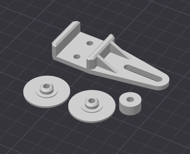 Adjustable belt tensioner for Z-axis (Neptune/Ender/Artillery/Gemini/Aquila/Tarantula)