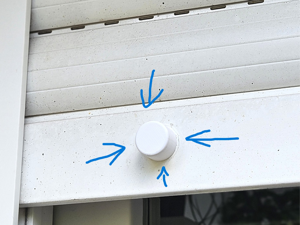 Roller Shutter curtains stop M6x1 - butée volet