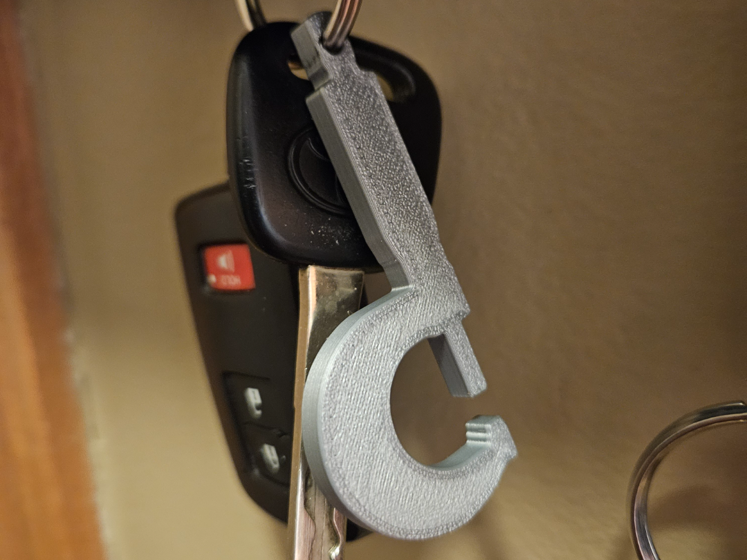 Micrometer Keychain