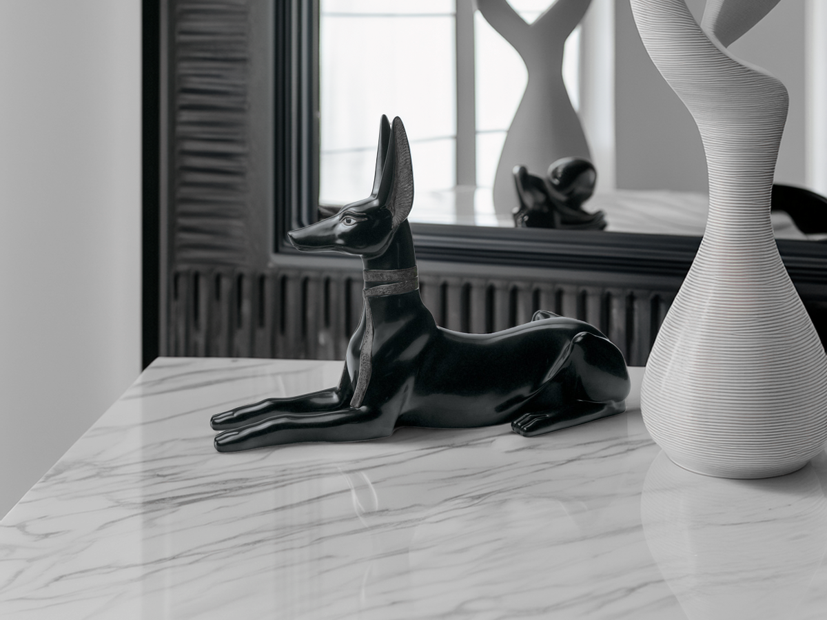 Ancient Dog Sculpture