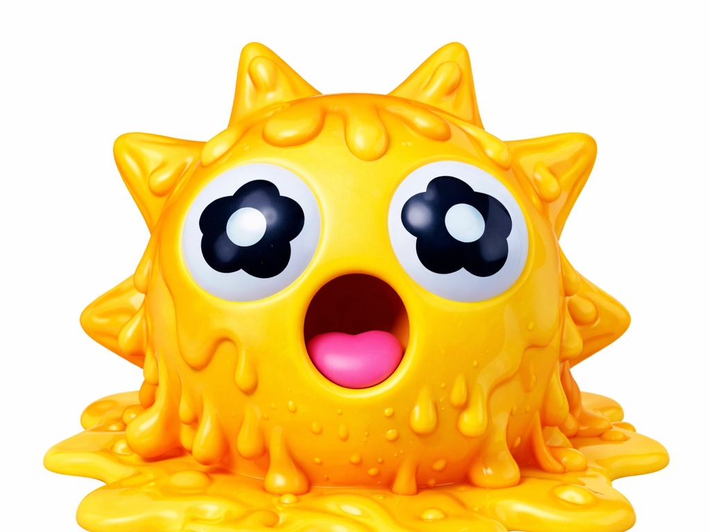 Melting sun figurine