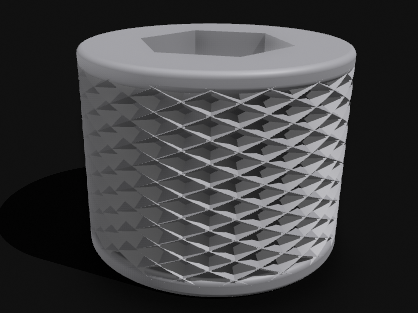 Knurled Knob for 7/16 in. or 11 mm Bolt Head
