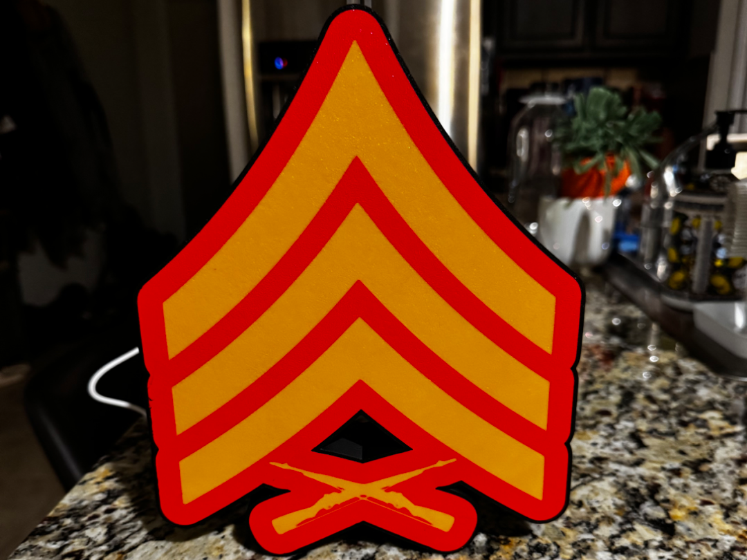USMC Sgt insignia Lightbox