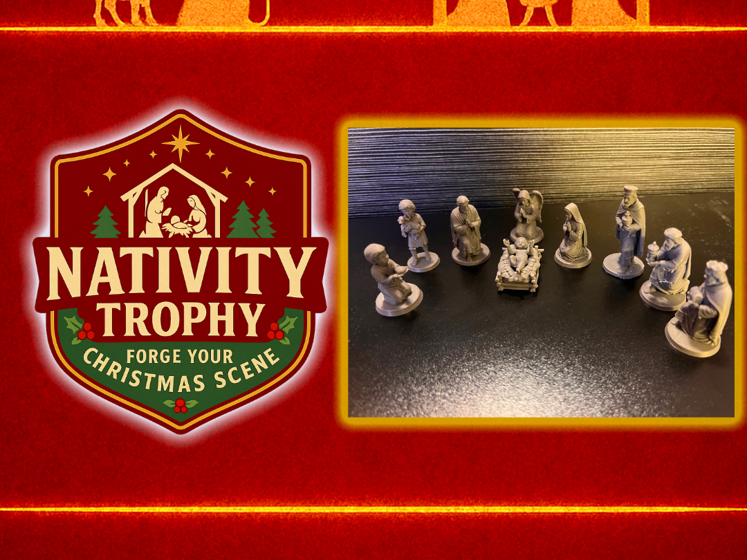 Nativity Holy Family & Worshippers