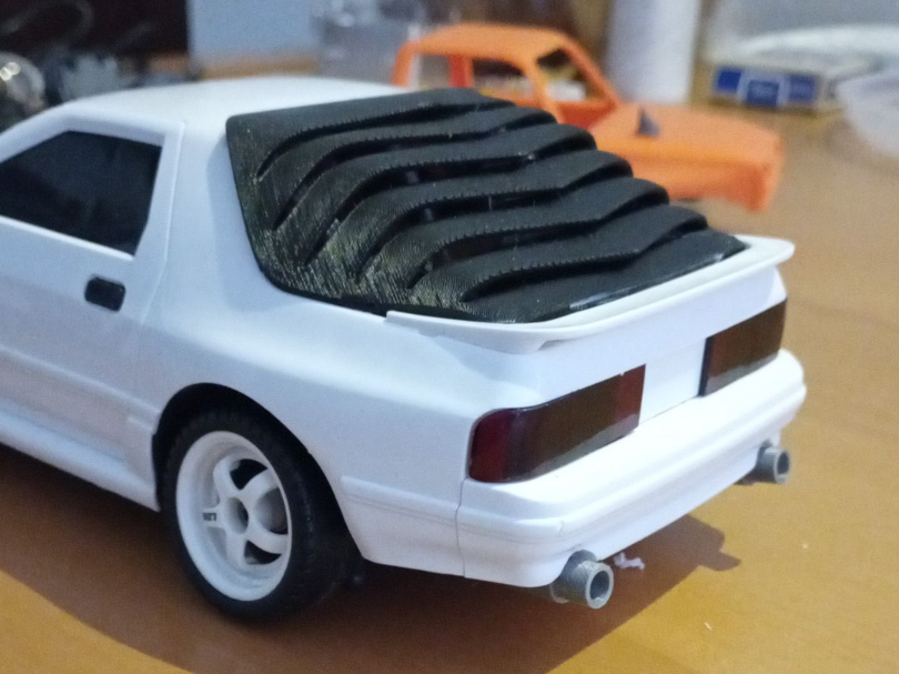rear louvre for mazda LDRC 1802