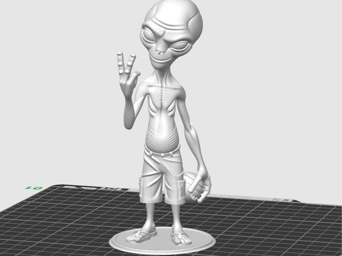 Cool Alien figurine