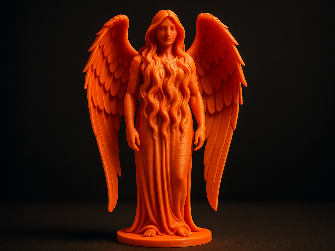 Barock Angel Figurine – Detailed Decorative