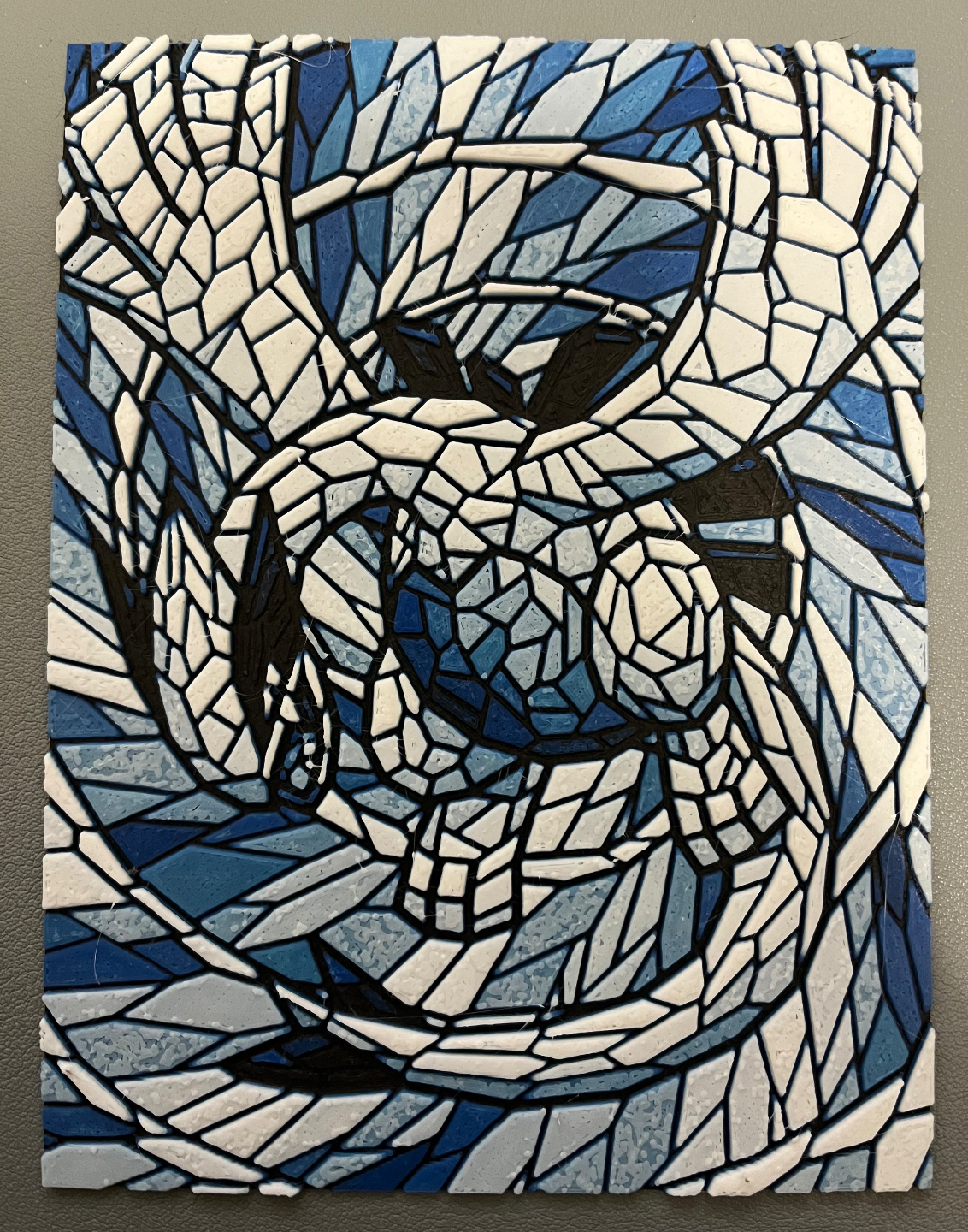 Lugia mosaic HueForge