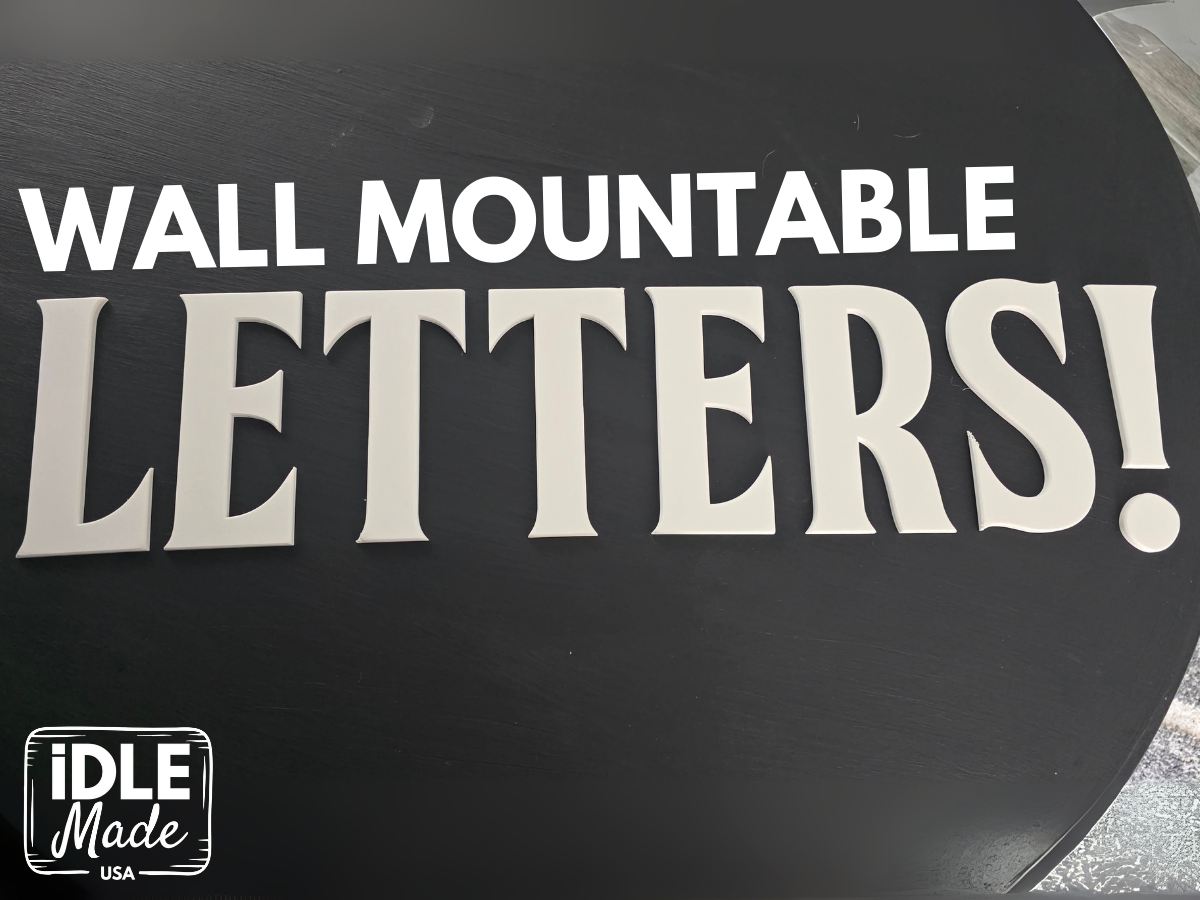 Wall Letters - Mount w/ Command Strips - Full set