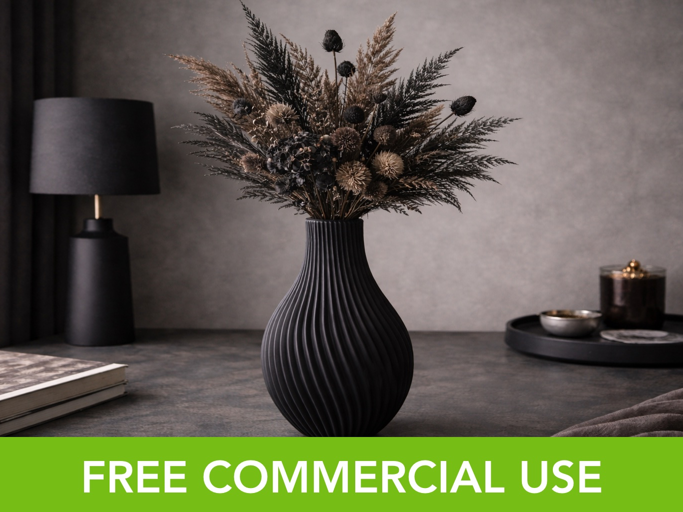 Modern Design Decorative Vase FREE COMMERCIAL USE!